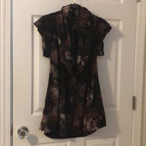 All Saints spitalfield floral Nami mini dress